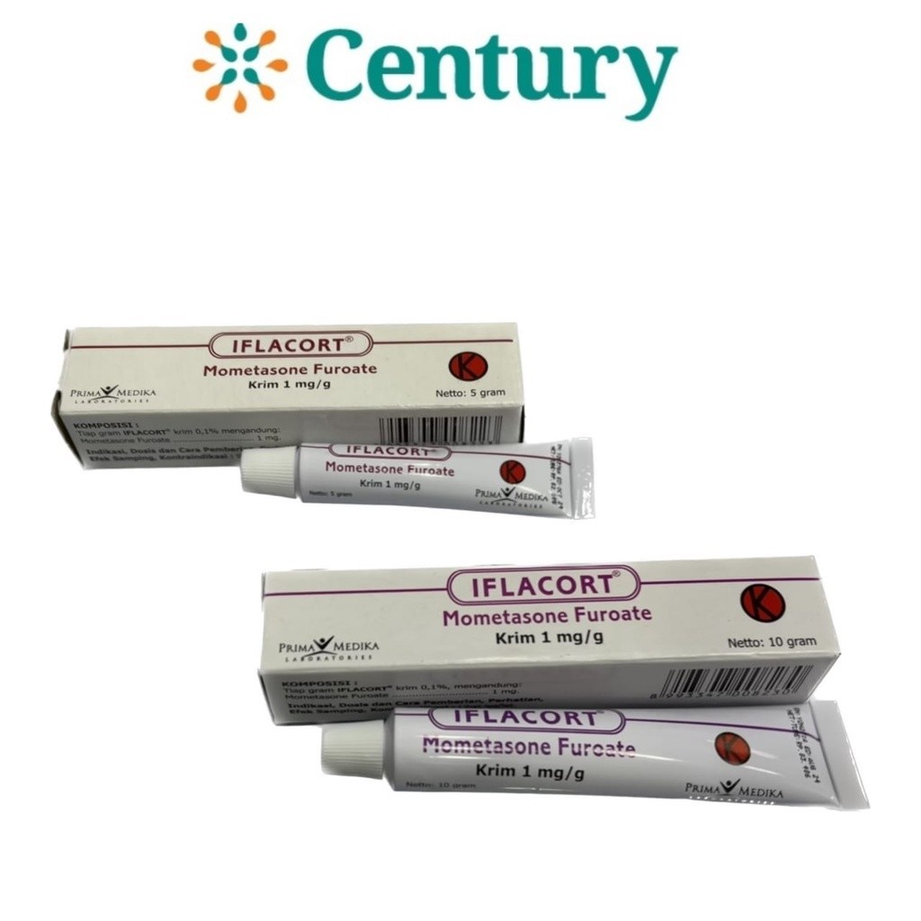IFLACORT CREAM / IFLACORT 10 GR / IFLACORT 5 GR /MOMETASONE FUROATE / SALEP KULIT/ EKSIM / KULIT IRI