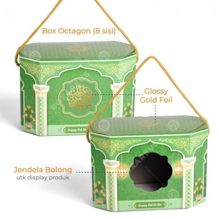 

Box Lebaran 2 Toples Jar 800Ml Kue Kering Idul Fitri Tbif06 051