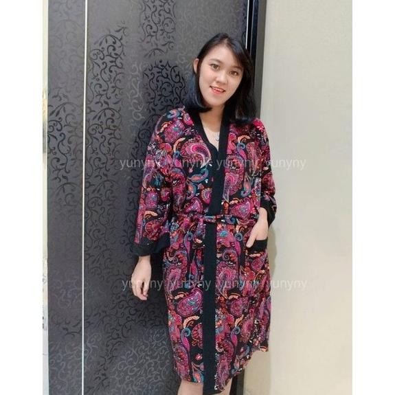 Kimono Handuk Mandi Wanita Dewasa Motif Batik