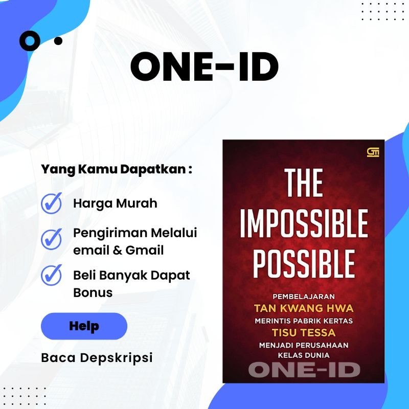 

The Impossible Possible Pembelajaran Tan Kwang Hwa Merintis Pabrik Kertas Tisue Tessa Menjadi Perusahaan Kelas Dunia