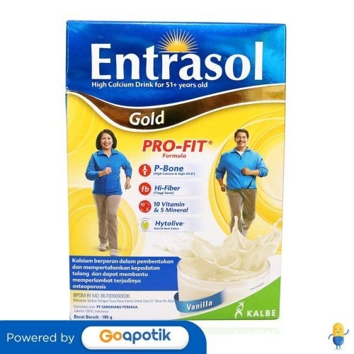 

ENTRASOL GOLD RASA VANILA BOX 185 GRAM