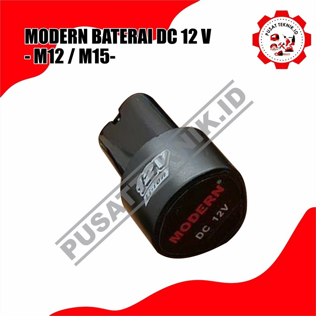 Fast_Buying Baterai Modern 12V Baterai Bor Modern M13/M15