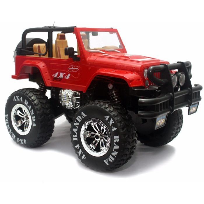 RC JEEP CAR HARTOP JUMBO 4X4 RANDA 1:12 MOBIL JIP REMOTE CONTROL 4WD