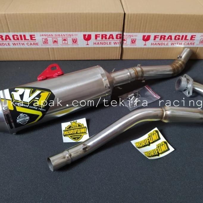 kom Knalpot Norifumi RV1 RV 1 Honda CRF150L CRF 150 150L 150R CRF150 Full