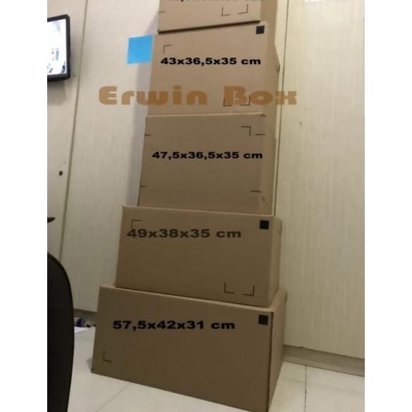 

Raih Diskon Kardus Box Besar uk. 49x38x35 cm u. pindahan dll, code x19