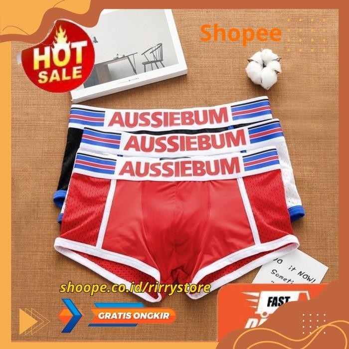 BOXER MERK AUSSIEBUM CELANA DALAM PRIA ABX271     / BOXER MERK AUSSIEBUM  CELANA DALAM PRIA ABX271 H