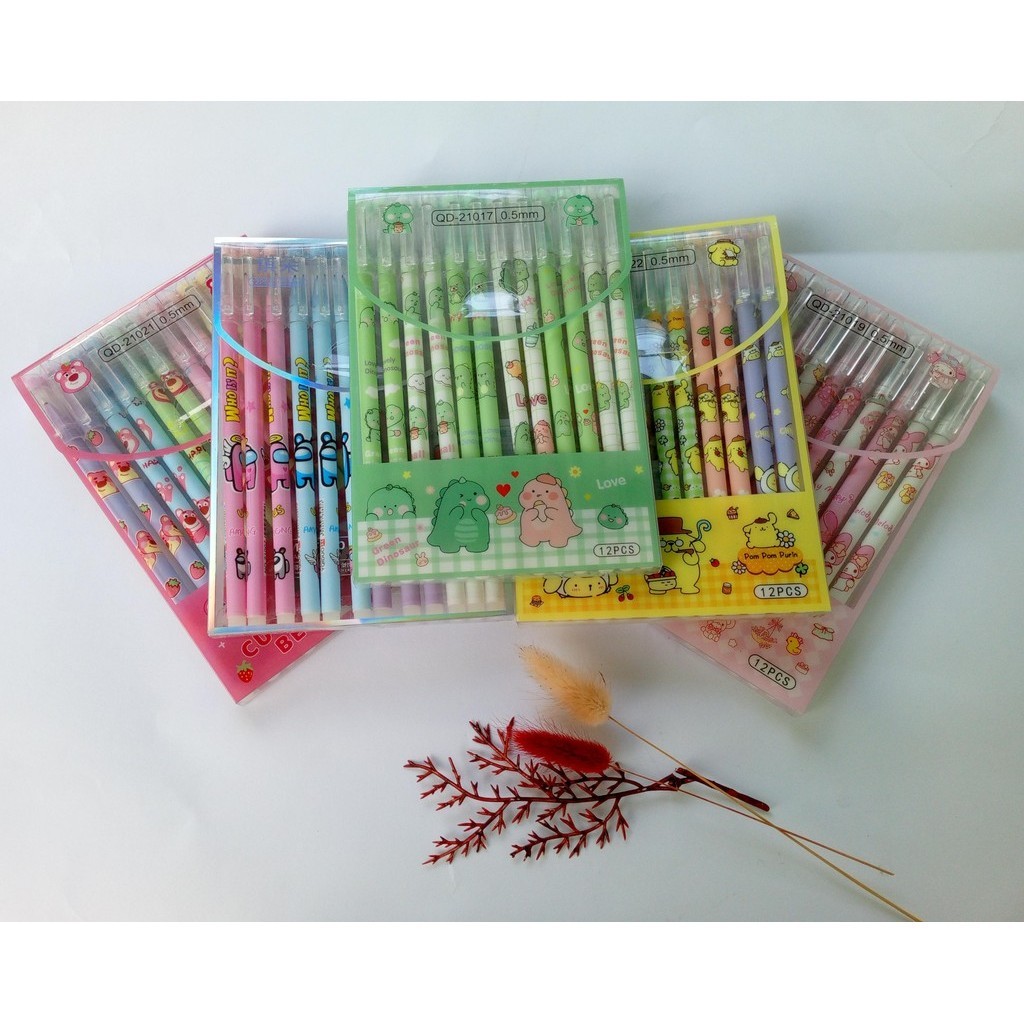 

Pulpen Gel Bisa Di Hapus 0.5mm Fancy / Pak - Erasable Gel Pen Fancy / Lusin