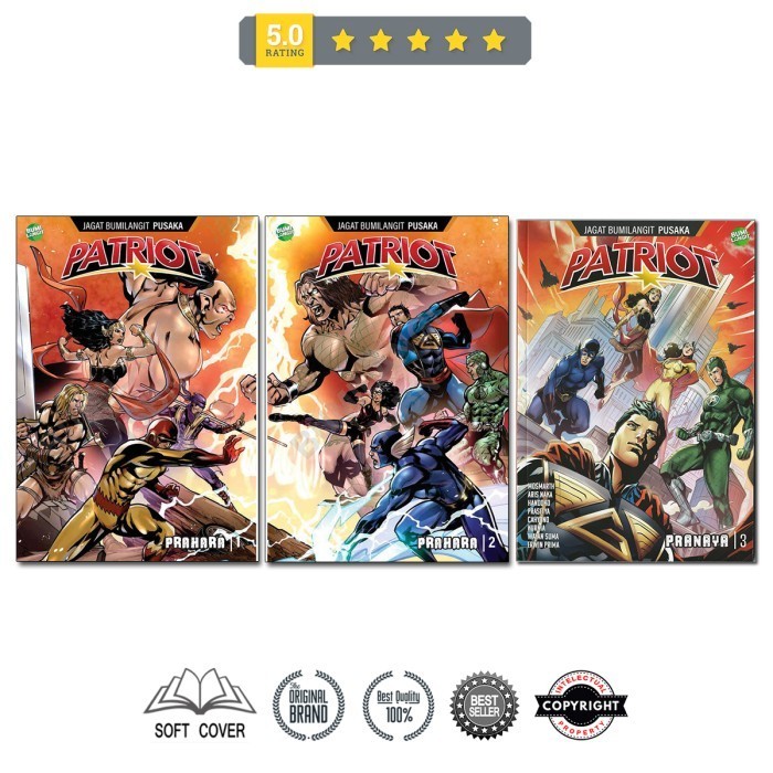 

Bumilangit Komik Patriot Vol 1+2+3