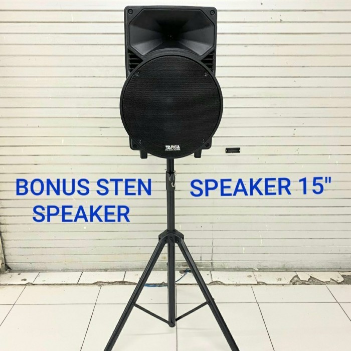 Speaker Portable 15 Inch Targa Bonus Stending