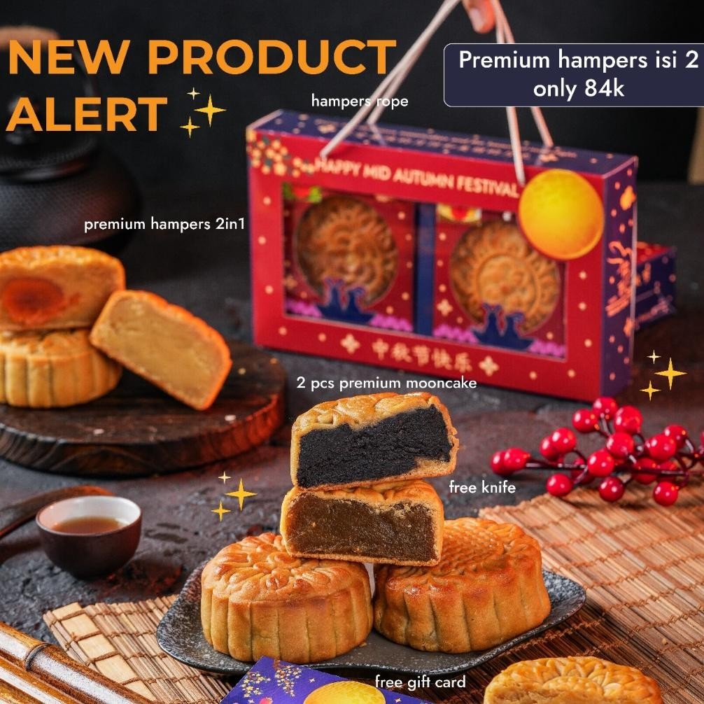 

PROMO MURAH HAMPERS MOONCAKE ISI 2 HAMPERS KUE BULAN TONG CIU PIA
