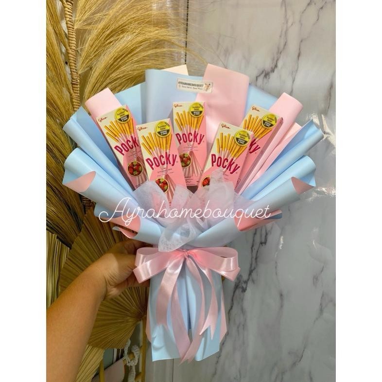 

PROMO MURAH [POCKY] Ready Bouquet Buket Bucket Snack Jajanan Pocky Poky Kado Hadiah Ulang Tahun Wisuda