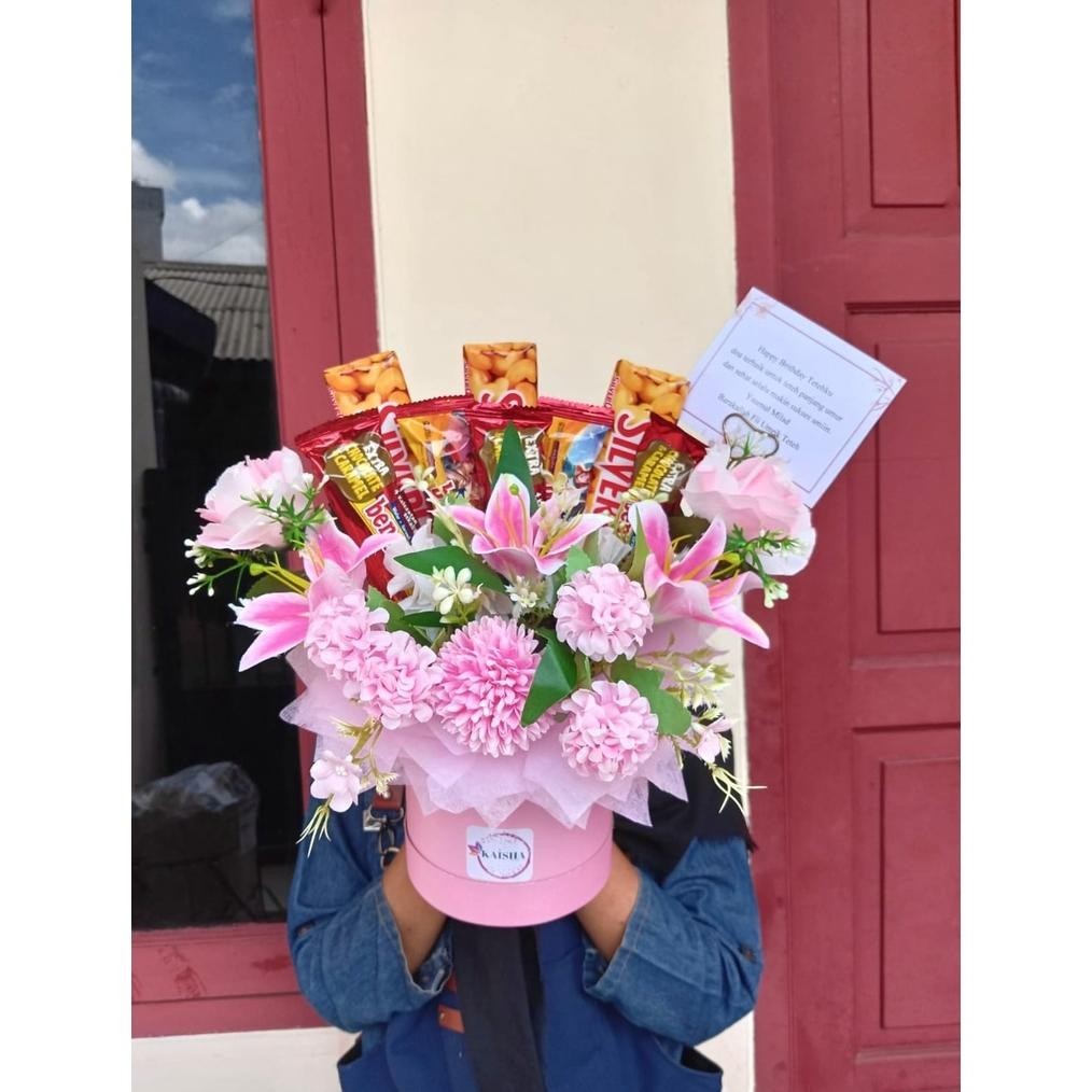 

PROMO MURAH Bloom Box Cokelat Bunga Silverqueen Bengbeng Buket Cokelat kaisha ms