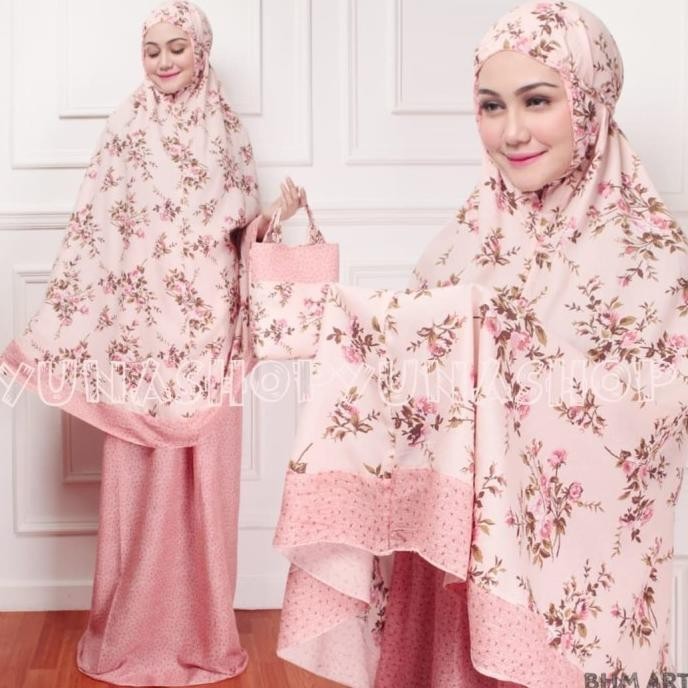 mukena dewasa katun rayon perlengkapan sholat rukuh kenira