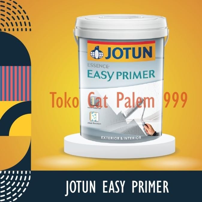 Cat Dasar Tembok Exterior &amp; Interior JOTUN EASY PRIMER PUTIH 25 KG