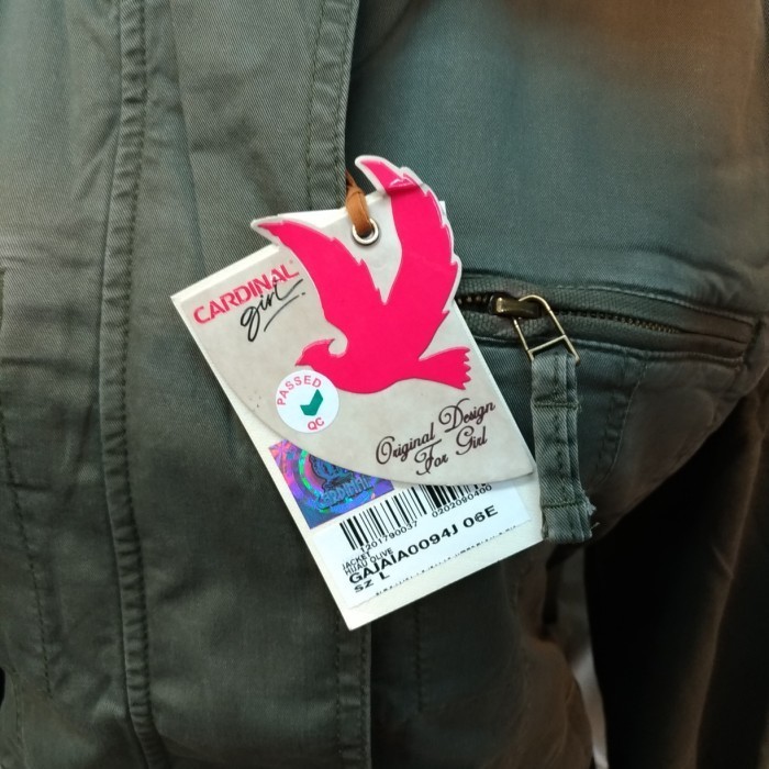 READY PROMO CARDINAL Original Jaket Wanita Casual Katun GAJAIA94