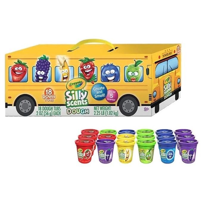 

Crayola School Bus Silly Scent Dough Set 18pcs 1.02 kg