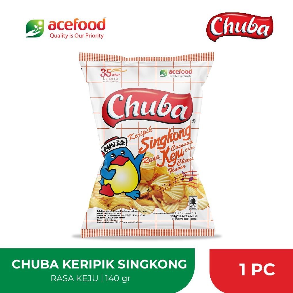 

Murah Chuba Keripik Singkong 140gr Rasa Keju