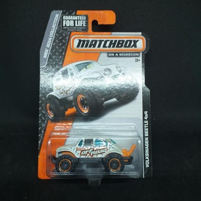 matchbox volkswagen beetle 4x4 putih