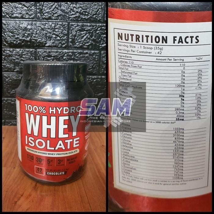Suplemen Fitness Rex Hydro Whey Isolate 3,3 Lb Malang Protein Original
