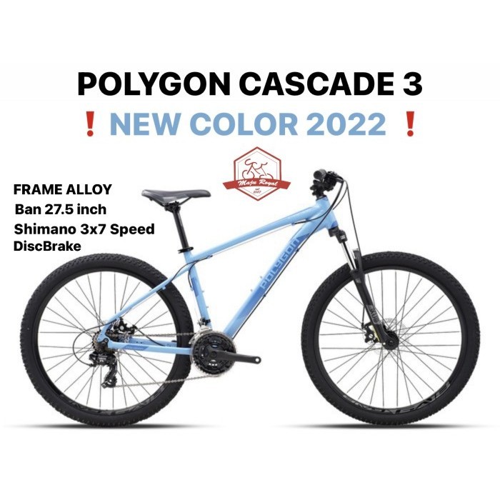 SEPEDA GUNUNG MTB POLYGON CASCADE 3 2021 3.0 27 inch ALLOY SHIMANO NEW