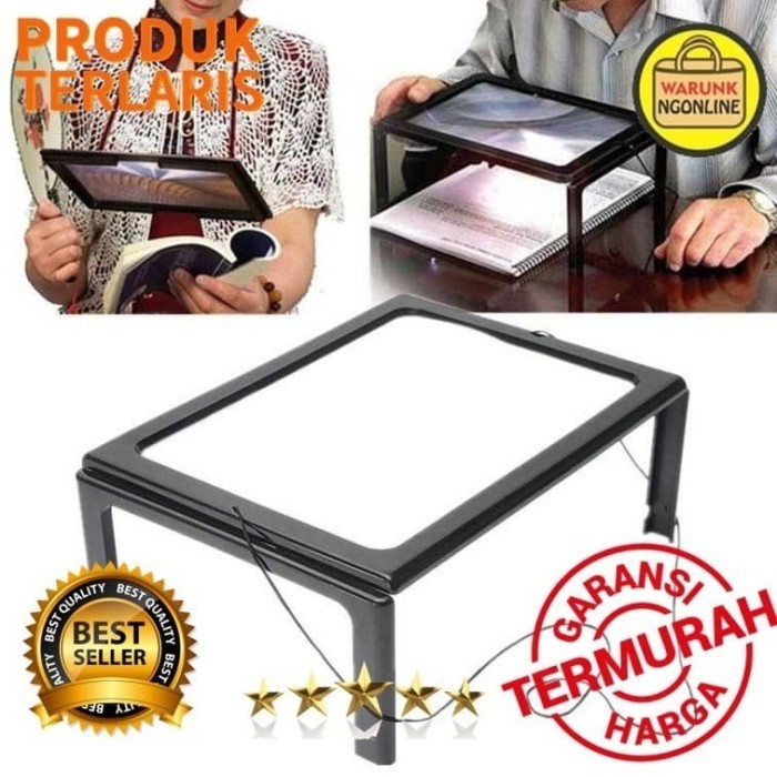 

Terlaris Kaca Pembesar Untuk Baca Buku Bentuk Meja Dengan Lampu Led - Hl-A4 Promo Terbaru