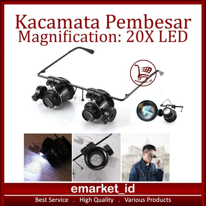 

Terlaris Kacamata Pembesar Led 20X Ae63 / Kaca Mata Servis Jam / Lampu Reparasi Promo Terbaru