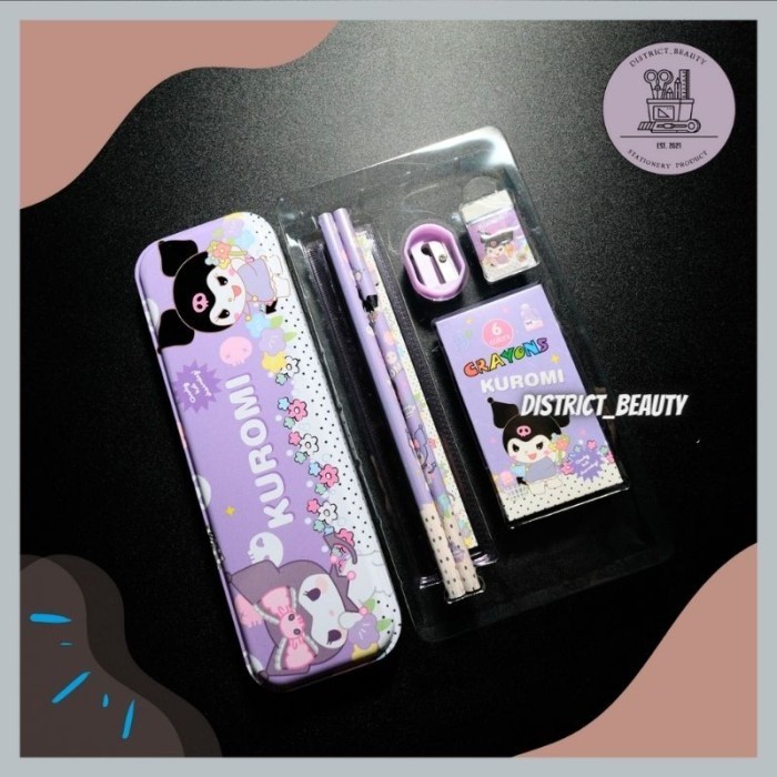 

KOMPLIT SET ALAT TULIS SANRIO KOTAK PENSIL SANRIO HAMPERS KADO ANAK -fo3