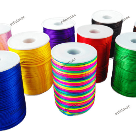 Tali Benang Simpul Cina Tali Satin Kerajinan Handcraft Perhiasan Gelang Kalung Decor Aksess Diy