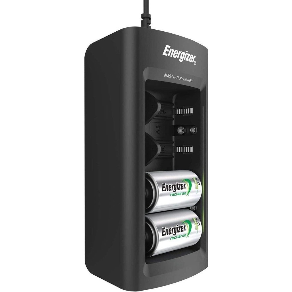 Energizer Recharge Universal Charger For Battery Nimh Rechargeable 9V