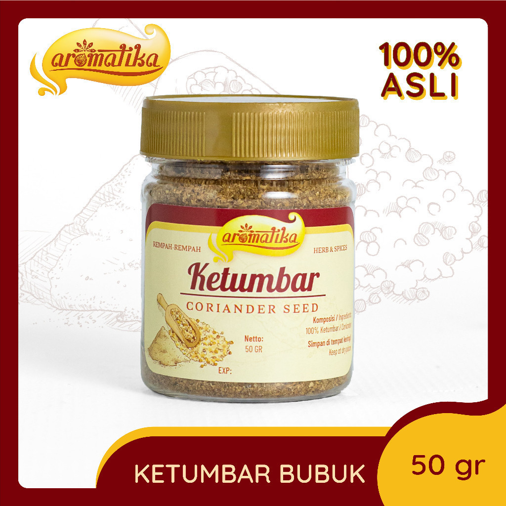 

Ketumbar Bubuk Aromatika (100% asli): Bubuk Ketumbar Wangi dan Gurih untuk Masakan Nikmat dan kaya Rempah