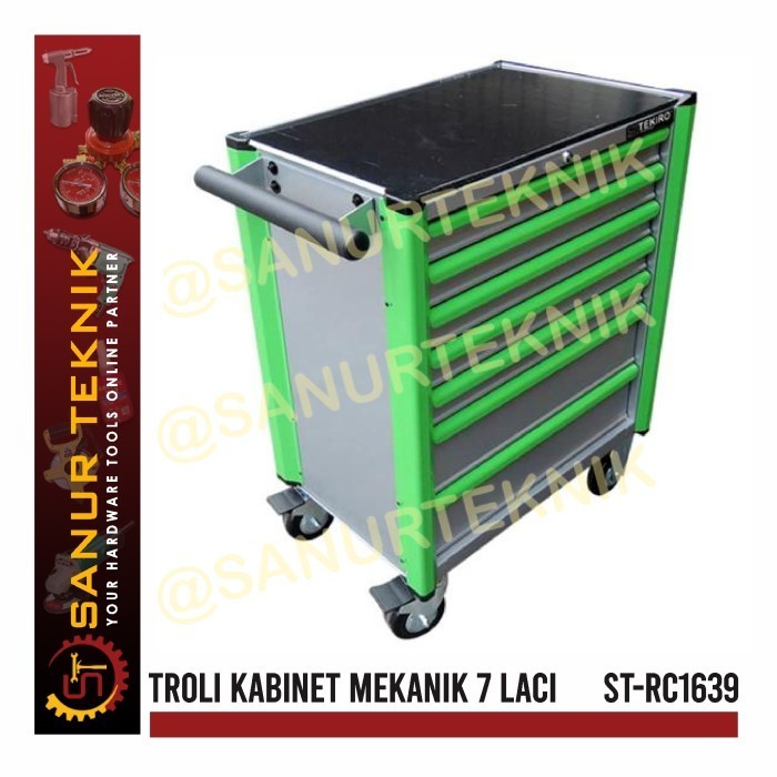 TEKIRO Cabinet 7 Drawer / Troli Kabinet Mekanik 7 Laci 136PC ST-RC1639
