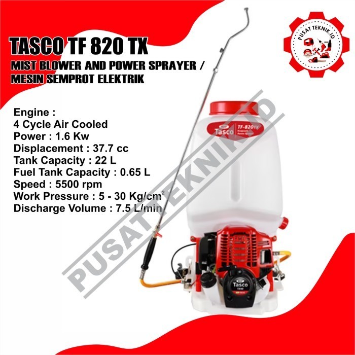 Power Sprayer TASCO TF 820/Mesin Penyemprot Hama Tasco TF 820