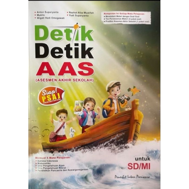 Buku Detik-Detik AAS SD Intan Pariwara 2023/2024