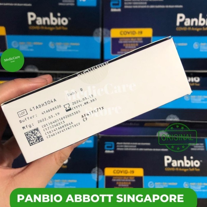 Swab Antigen Abbott Panbio Singapore Nasal 1 Box Isi 10 Pcs