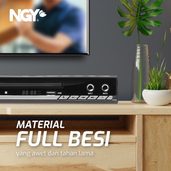 Ngy Dvd Player Hd Besi Twin C Karaoke Usb Ngy766 Nagoya