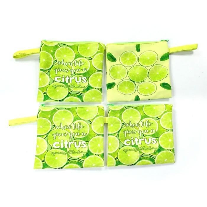 

Tempat Pensil , Tempat Make Up , Pouch Jeruk Citrus bisa untuk tempat make up atau pensil