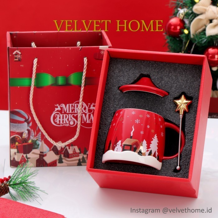 

Ready Hampers Mug Natal rusa christmas gelas gift kado hadiah parcel cangkir