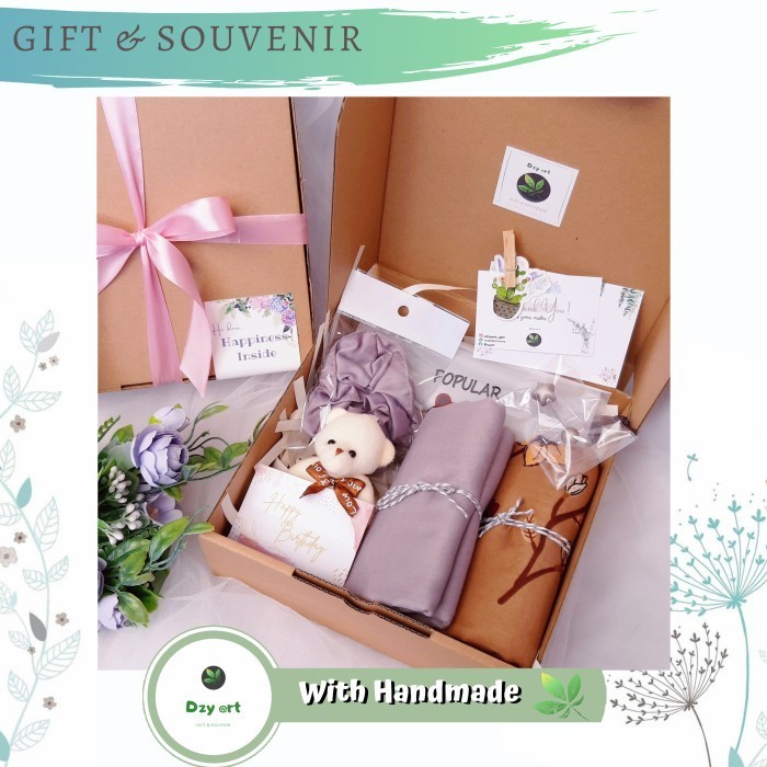 

Ready Hadiah Hijab Box - Hampers Hijab - Parcel Hijab Box banyak free