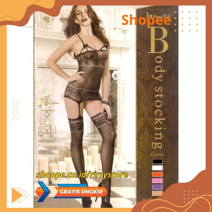 BODY STOCKING FULL BODY JALA LACE MOTIF BD 2257 XTN2 - BODY STOCKING FULL BODY JALA LACE MOTIF PRODU