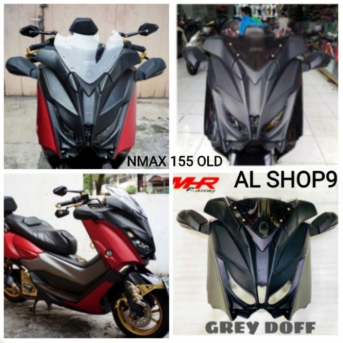 TAMENG / KEDOK DEPAN + WINDSHIEL + SPION LIPAT NMAX 155 OLD MHR