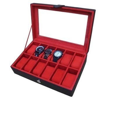 KOTAK JAM TANGAN ISI 12 / TEMPAT JAM TANGAN BOX JAM