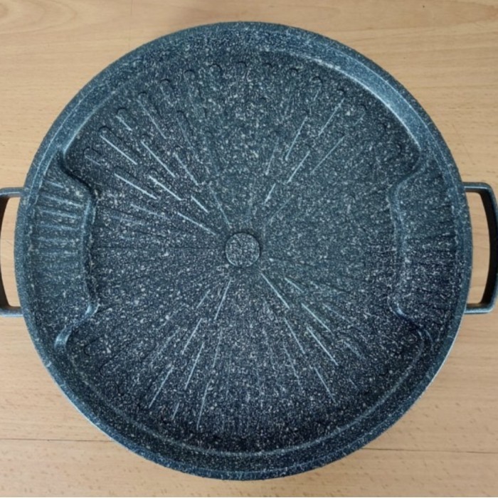 Terlaris Carin Bulgogi Pan 32 Cm / Bbq Grill Pan Marble Keramik Anti Lengket Promo Terbaru