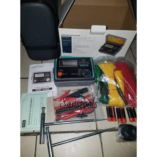 Terlaris Earth Tester / Grounding Tester Kyoritsu 4105A