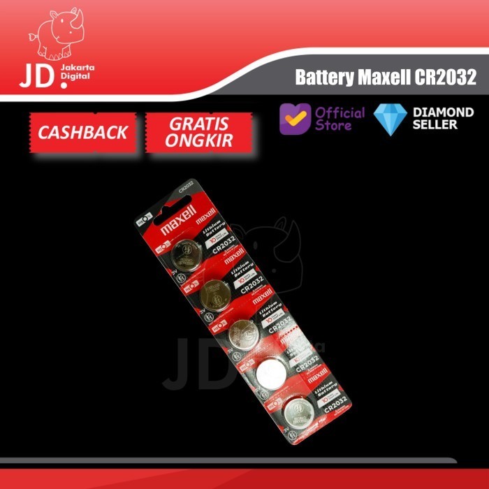 MAXELL CR2032 BATTERY MAXELL CR2032 1 STRIP