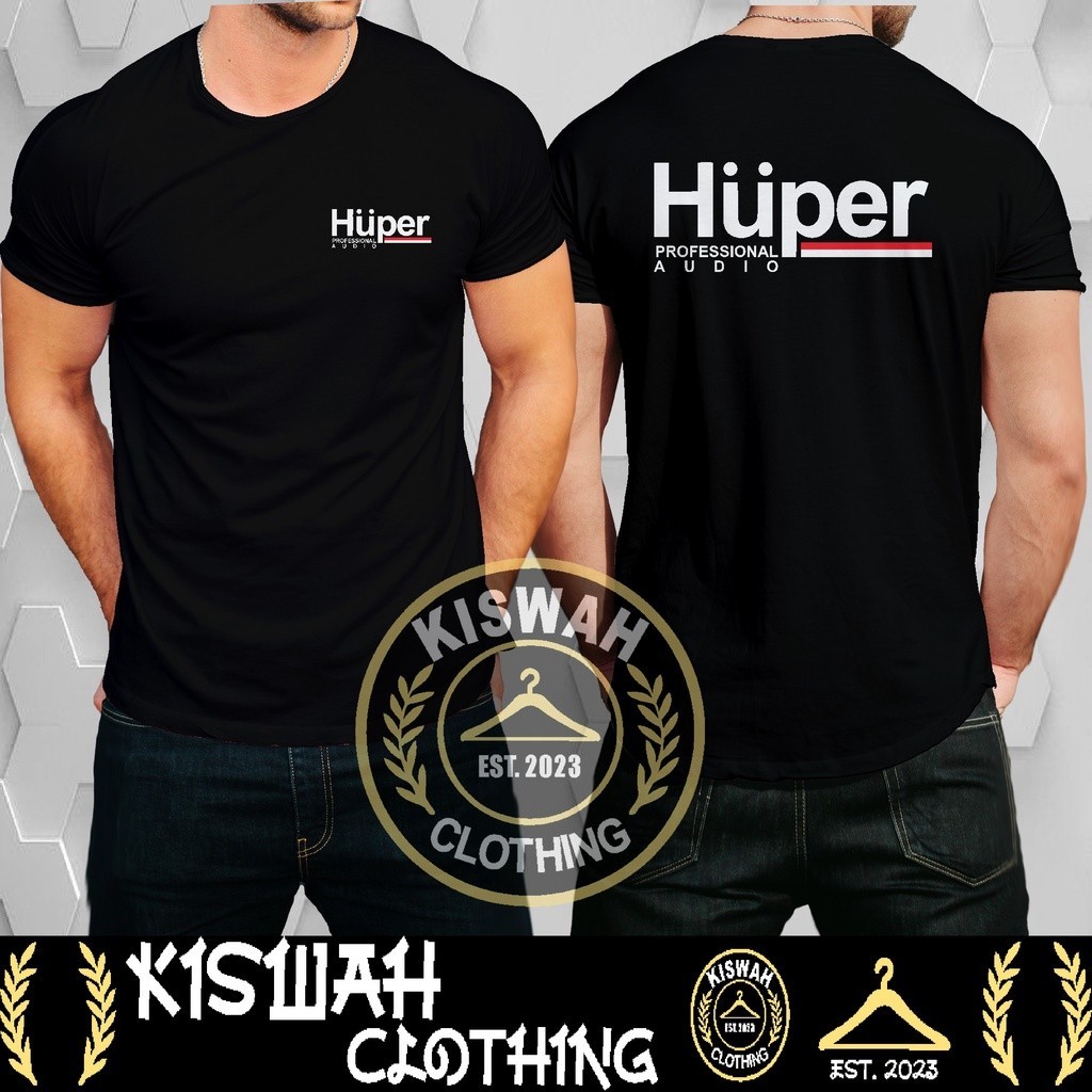 Kaos Tshirt Huper Professional Audio Indonesia Baju Distro