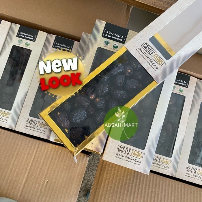

Kurma - Organik Kurma Ajwa Premium Jumbo Nabi Madinah Castle Farms 500