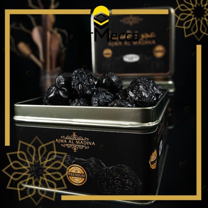 

Kurma - Kurma Ajwa Kaleng 1Kg Ajwa Al Madina Kurma Nabi Asli Madinah Grade A