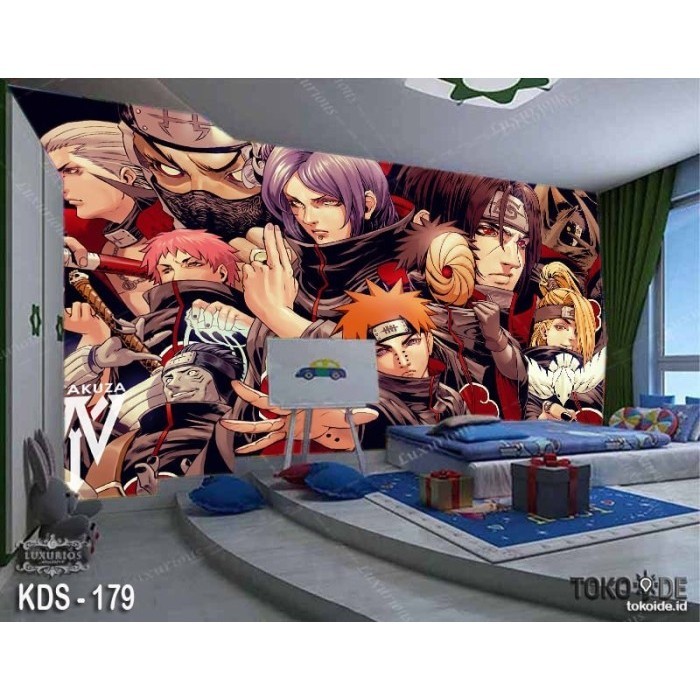 Terlaris Wallpaper Dinding 3D Custom Motif Anime One Piece Naruto Promo Terbaru