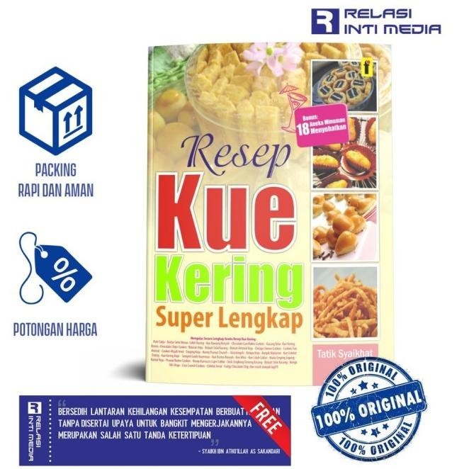 

Buku RESEP KUE KERING SUPER LENGKAP - Tatik Syaikhat Rady Stok