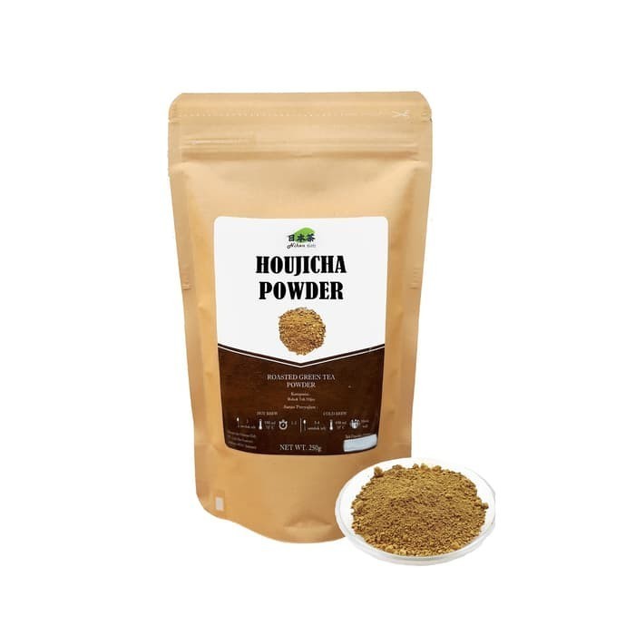 

Houjicha Powder Japanese Green Tea / Teh Hojicha Powder Bubuk 250 Gram